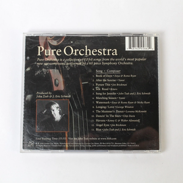The John Tesh Project Pure Orchestra CD 2000 Garden City Music