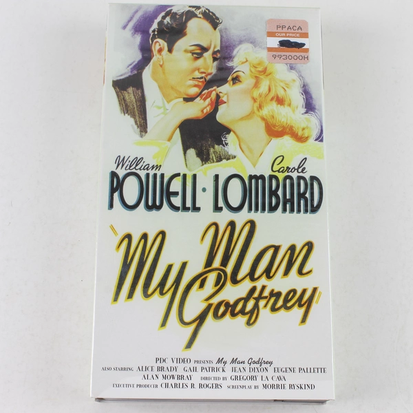 My Man Godfrey VHS 2000 William Powell Carole Lombard Black and White