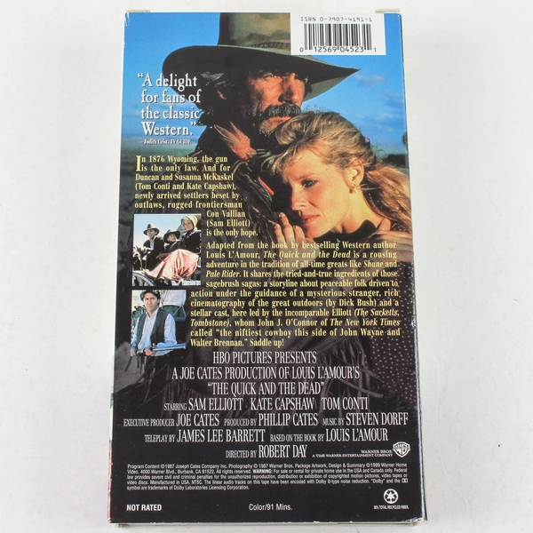 The Quick and the Dead VHS 1999 Warner Home Video Sam Elliott Kate Capshaw