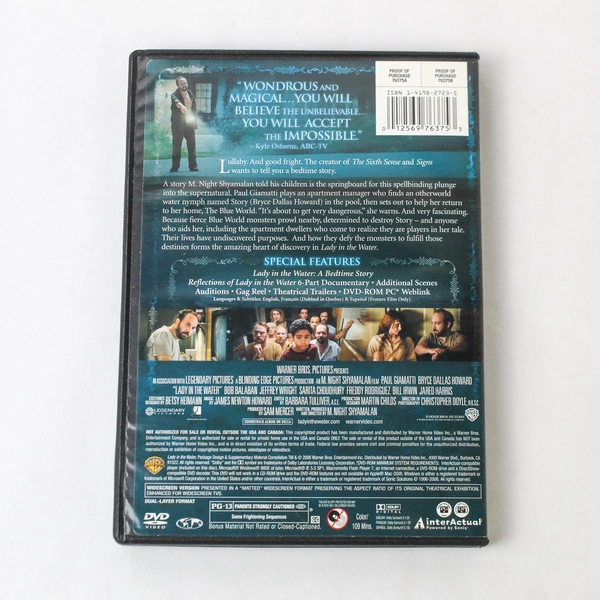Lady in the Water DVD 2006 Warner Bros. Widescreen Edition Paul Giamatti