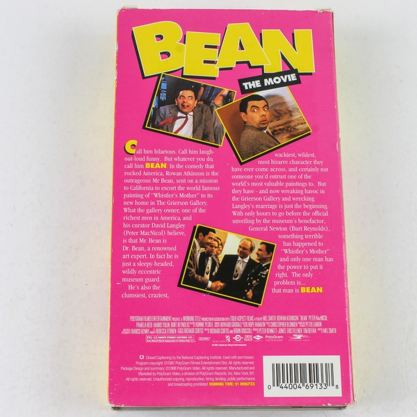 Bean The Movie VHS 1997 Polygram Video