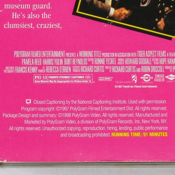 Bean The Movie VHS 1997 Polygram Video