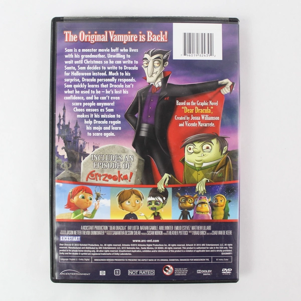 Dear Dracula 2012 DVD Animated Family Children's Ray Liotta Nathan Gamble