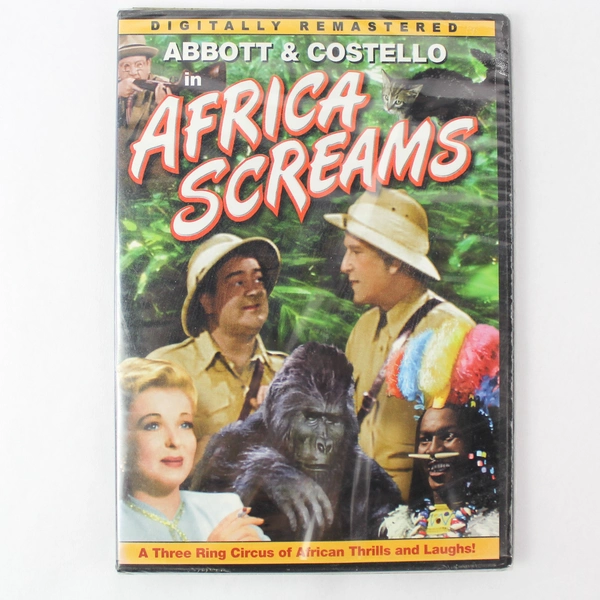 Africa Screams DVD - Digitally Remastered - Abbott and Costello - New Sealed