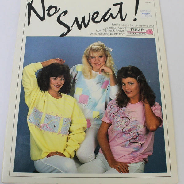Vintage Gick Publishing No Sweat Book 1987 Designing Painting Shirts GP 497