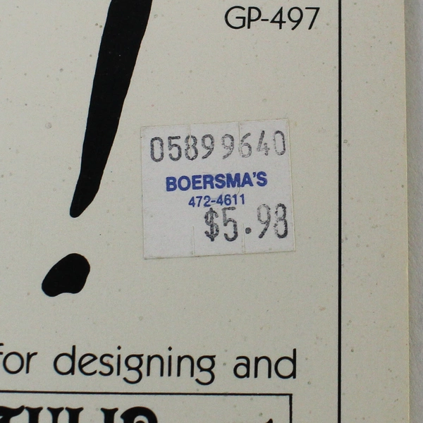 Vintage Gick Publishing No Sweat Book 1987 Designing Painting Shirts GP 497
