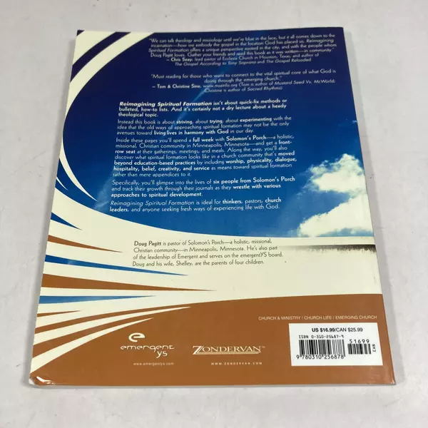 Reimagining Spiritual Formation by Doug Pagitt 2004 Paperback Good Condition
