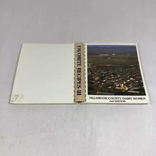 Vintage Tillamook County Dairy Women Cookbook 3rd Edition 1997 Spiral PB