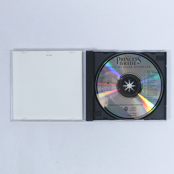 The Princess Bride Music By Mark Knopfler CD Music 1987 Warner Bros Phonogram