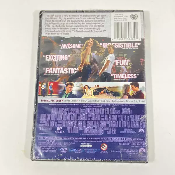 Footloose DVD 2011 Sealed Paramount Pictures Kenny Wormald Julianne Hough