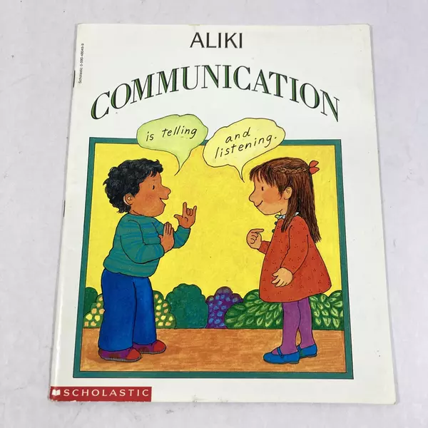 Communication by Aliki 1993 Scholastic Paperback Good Condition