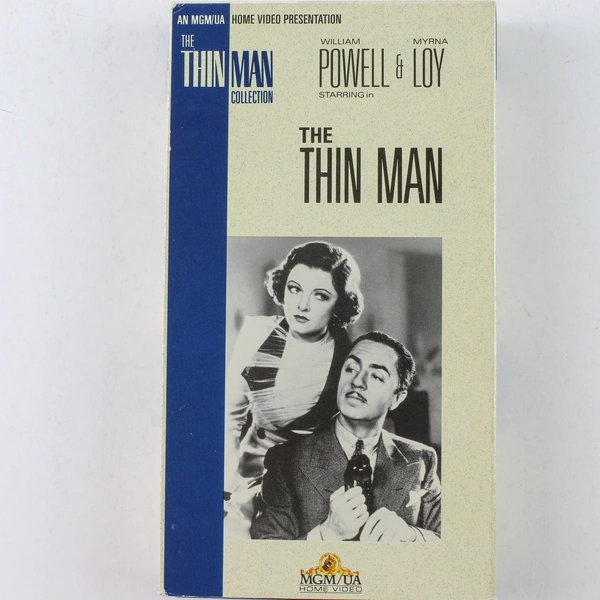 The Thin Man VHS 1961 MGM William Powell Myrna Loy