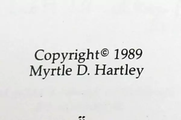 Vintage Open Season Book by Myrtle D. Hartley 1989 Bennett Miller PB