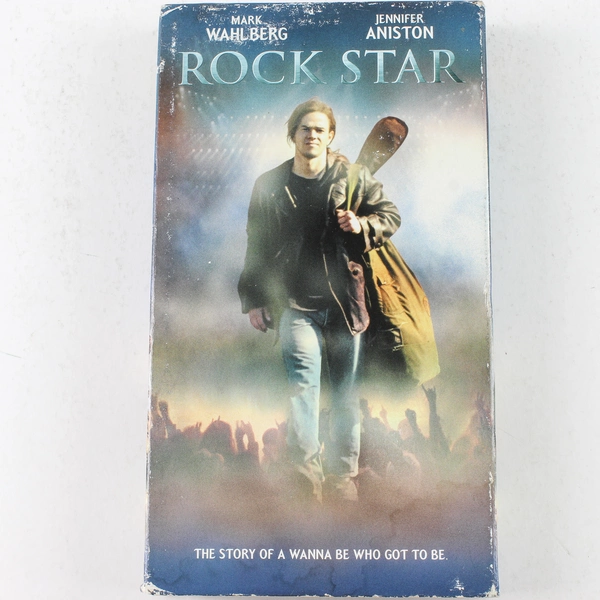 Rock Star VHS 2002 Mark Wahlberg Jennifer Aniston