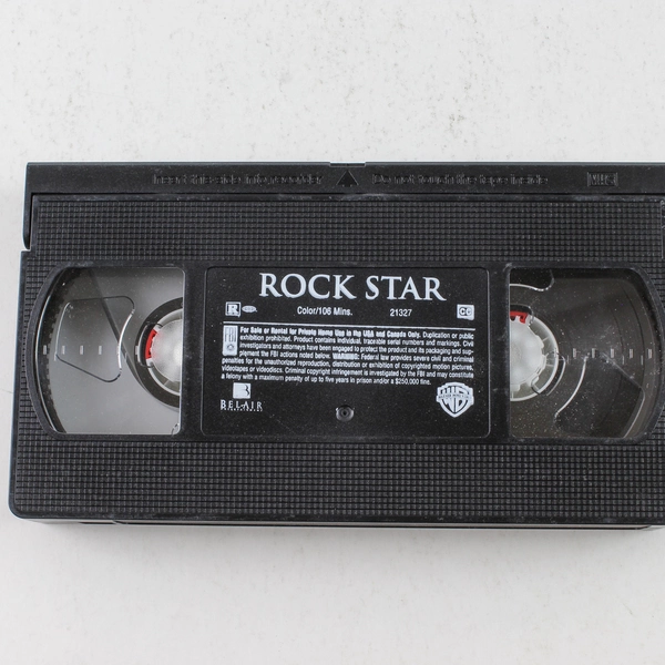 Rock Star VHS 2002 Mark Wahlberg Jennifer Aniston