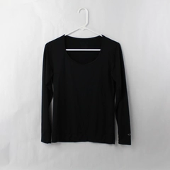 C9 Champion Black Performance Baselayer Long-sleeve Shirt Women's Size Medium