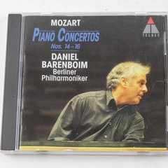 Mozart Piano Concertos 14-16 CD by Daniel Barenboim Good Condition 1998