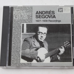 Andres Segovia 1927-1939 Recordings CD Good Pre-Owned Condition