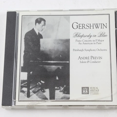 Rhapsody in Blue George Gershwin CD 1994 Andre Previn Pittsburgh Symphony
