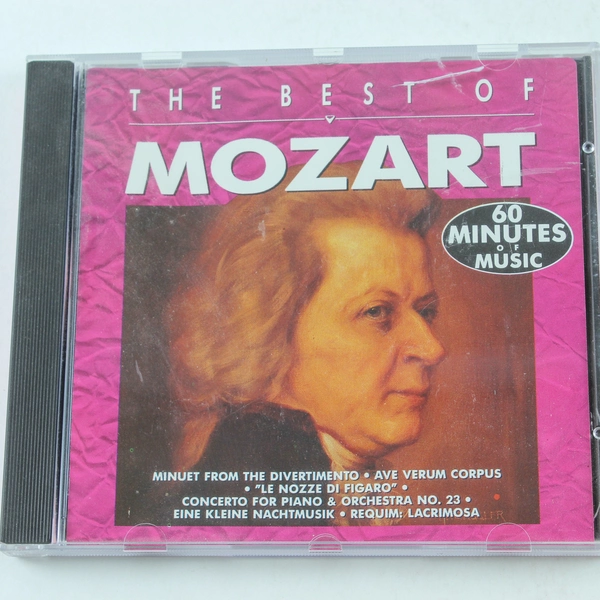 The Best of Mozart CD 1988 MCR Productions Classical Music Cracked Case