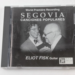 Segovia Canciones Populares CD Eliot Fisk World Premiere 1997 Good Condition