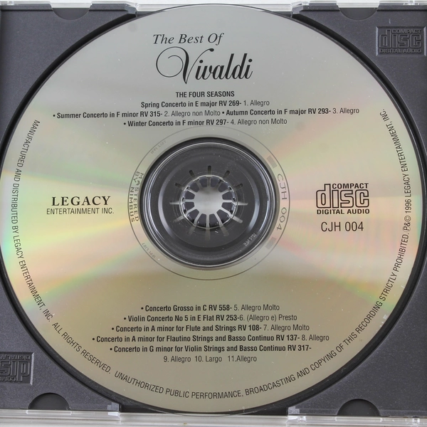 The Best of Vivaldi CD 2001 by Alberto Lizzio Musici Di San Marco