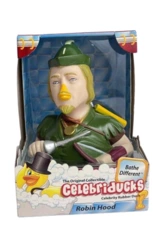 Celebriducks Rubber Ducky Robin Hood Collectible Rubber Duck Bathe Toy NIB 81038