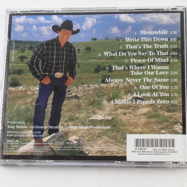 George Strait Always Never the Same CD 1999 MCA Nashville Good Condition