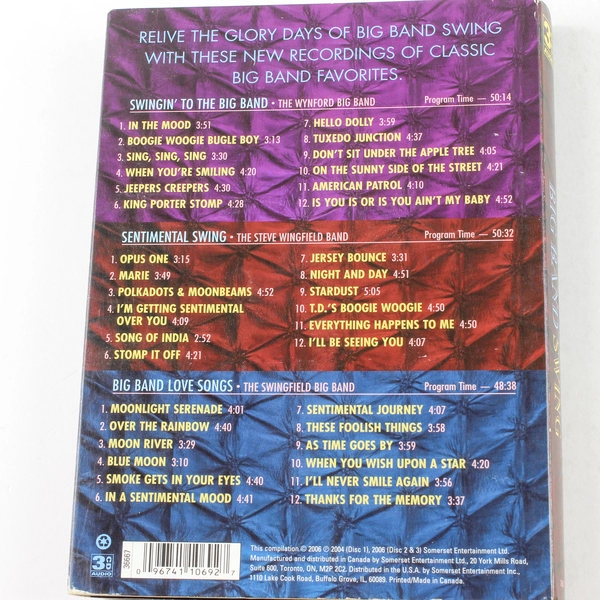 Big Band Swing 3 CD Set 2006 Somerset Entertainment Hello Dolly & More