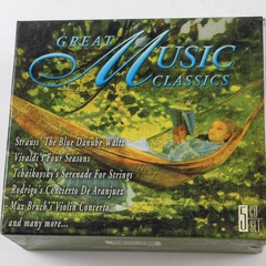 Great Music Classics CD Set 5 Discs Various Artists Delta 2000 Haydn Vivaldi
