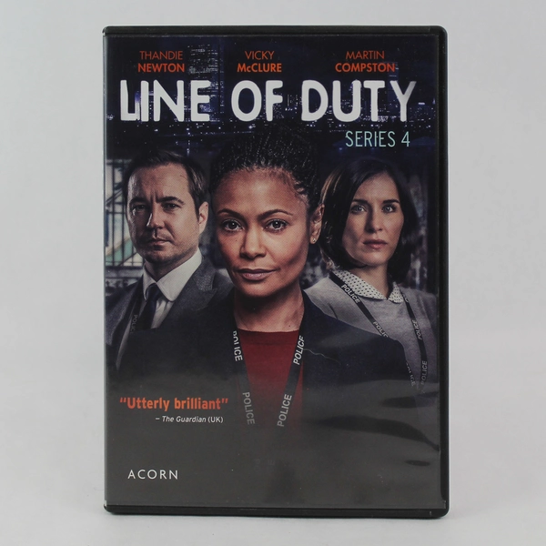 Disc DVD Line of Duty Series 4 Thandie Newton Crime Thriller