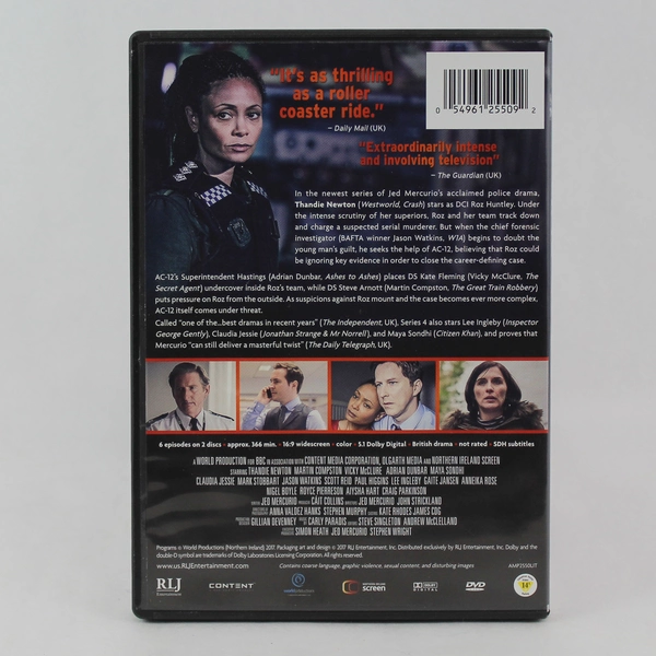 Disc DVD Line of Duty Series 4 Thandie Newton Crime Thriller