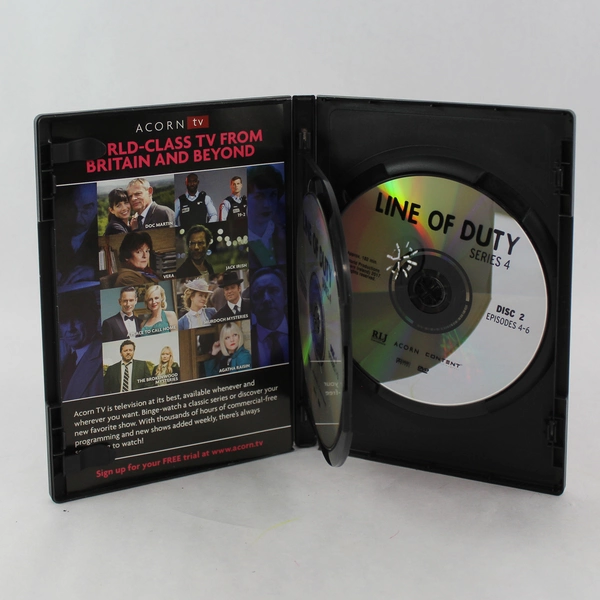 Disc DVD Line of Duty Series 4 Thandie Newton Crime Thriller