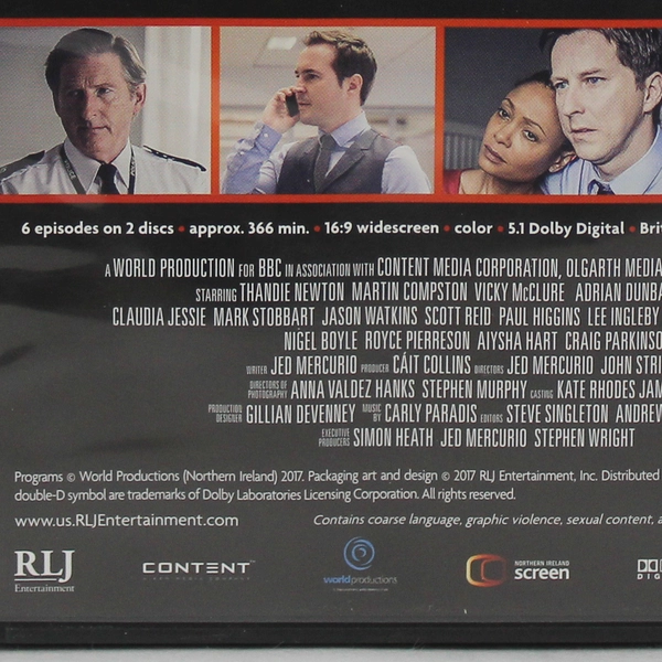 Disc DVD Line of Duty Series 4 Thandie Newton Crime Thriller
