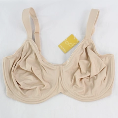 DELIMIRA Women's Plus Size Nude Adjustable Strap Bra Underwire Size 40F NWT