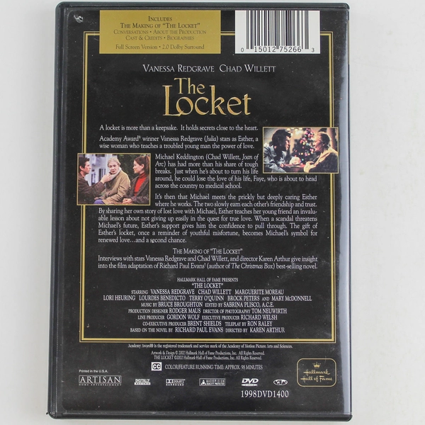 The Locket Hallmark DVD Gold Crown Collector's Edition 2002 Pre-owned