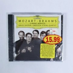 Clarinet Quintets by Emerson String Quartet CD 1999 Mozart Brahms Classical