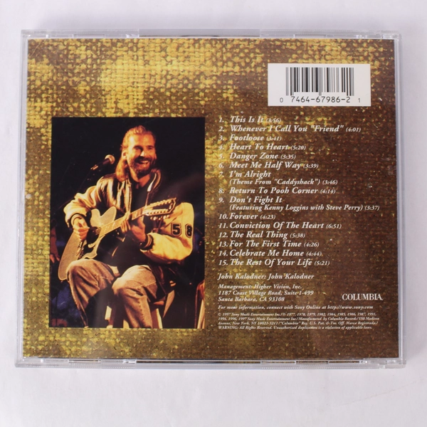 Yesterday, Today, Tomorrow: The Greatest Hits of Kenny Loggins CD Album 1997