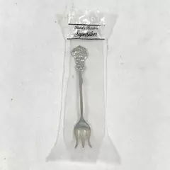 Reed & Barton Silver Plated Olive Pickle Fork 1964 Harlequin Pattern