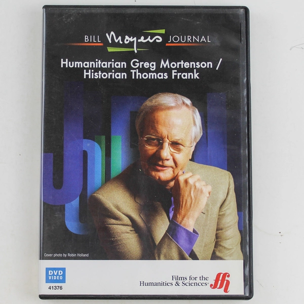 Bill Moyers Journal DVD Greg Mortenson & Thomas Frank Good Condition