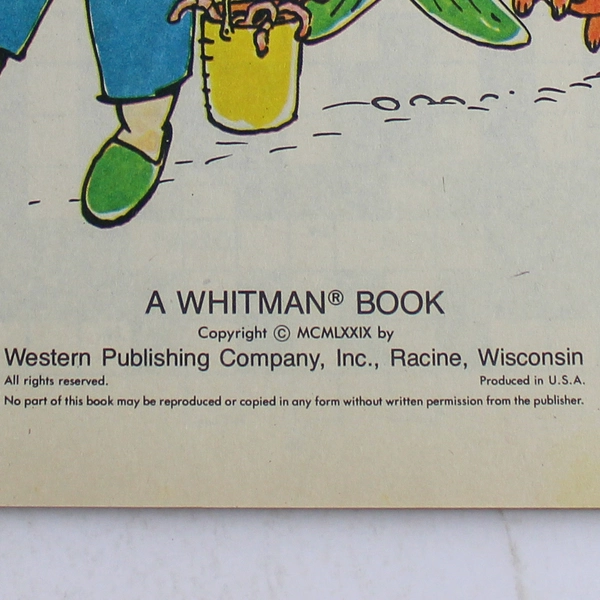 Kid Stuff Crossword Puzzles Grades 3-4 Whitman 1979 Coloring Book