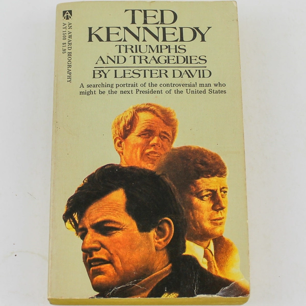 Ted Kennedy Triumphs and Tragedies by Lester David Paperback Good Condition