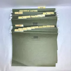 Lot of 25 Sparco Hanging File Folders Green SP52-1/3 & SP52-1/5 Pre-Owned