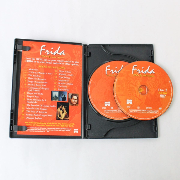 Frida A Film By Julie Taymor 2 Disc Special Set Dvd & Case Included