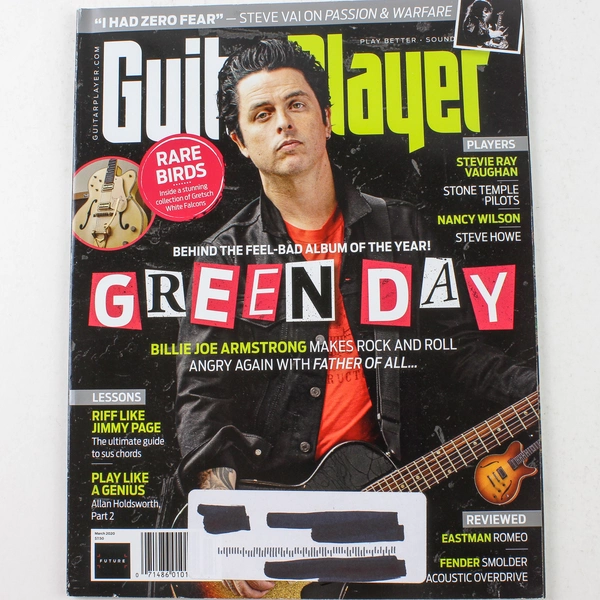 Guitar Player Magazine March 2020 Billy Joe Armstrong Green Day