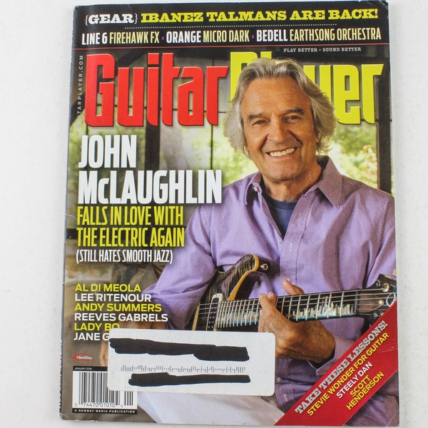 Guitar Player Magazine January 2016 John McLaughlin