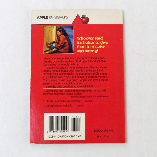 The Christmas Cup by Nancy Ruth Patterson Vintage 1991 Scholastic Paperback