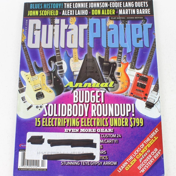 Guitar Player Magazine Holiday 2015 John Scofield Alexi Laiho Don Alder