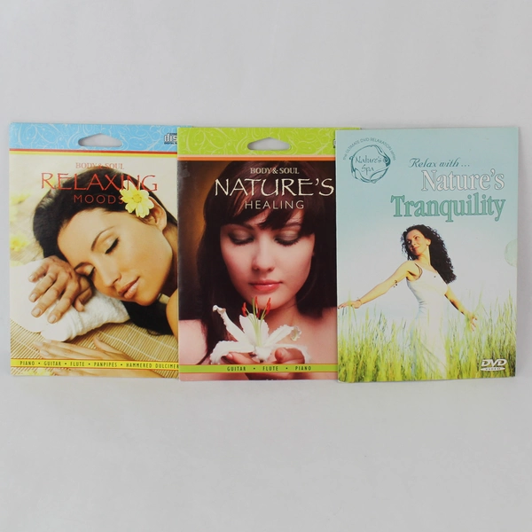 Lot of 3 Tranquil Audio Video Music CDs & DVD