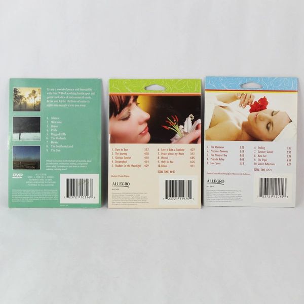 Lot of 3 Tranquil Audio Video Music CDs & DVD